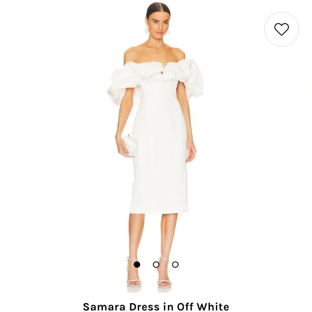 White off the shoulder dress from Revolve. - Picture 1 of 1